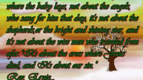 Daily Message from Rev. Ernie, December 23 2022