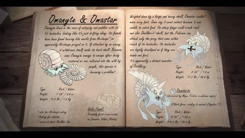 Chapter One: Entry #2: Omanyte Evolution Line