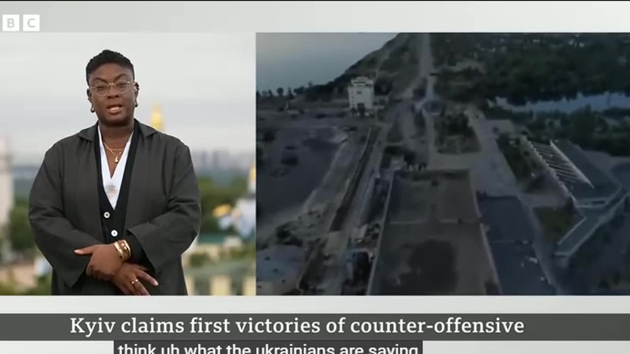 Ukraine claims first victories of counter-offensive against Russia - BBC News