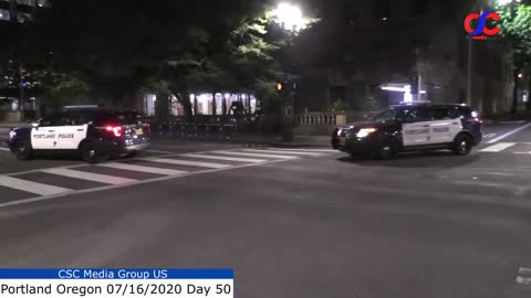 Oregon Cop Watcher And Others Don't Appreciate Being Hit With Pepper Balls By The Feds