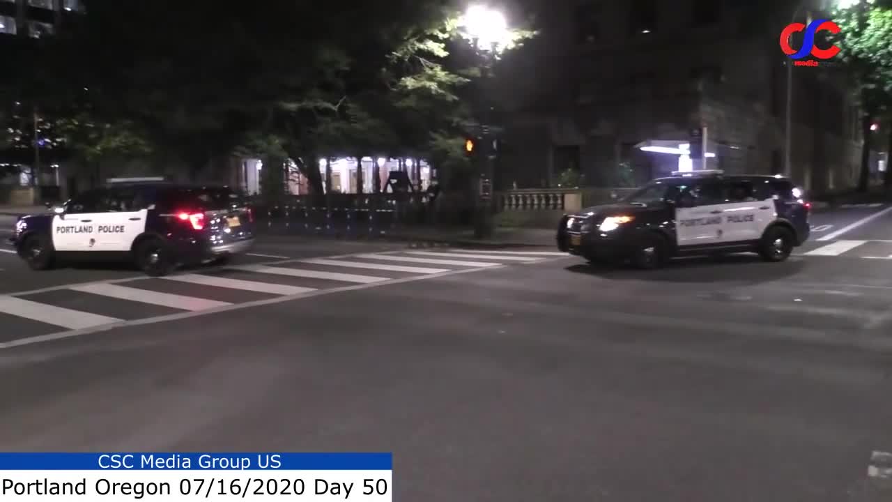 Oregon Cop Watcher And Others Don't Appreciate Being Hit With Pepper Balls By The Feds
