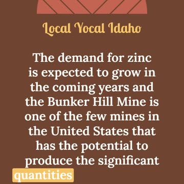 Bunker Hill Mine Reopening #idaho #podcast #northernidaho #mining #mine #ore #mountains