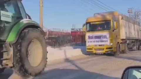 🚨BREAKING: #Romanian #Farmers join the fight against the #Globalists