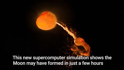 LIGHT ON MOON ORIGIN-SUPERCOMPUTER-NASA VIDEO