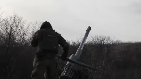 AFU howitzer and reactive batteries at long ranges