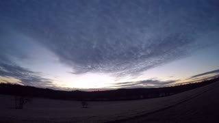 Sun Rise 11 28 21 29f temp. time lapse