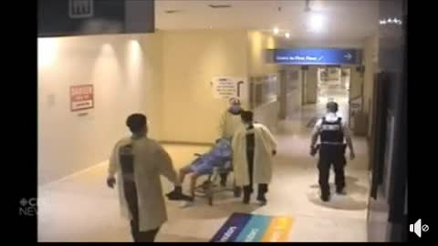 Hospital Security kill woman who had her mask down.