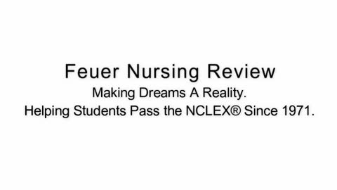 Feuer NCLEX Psychiatric Nursing