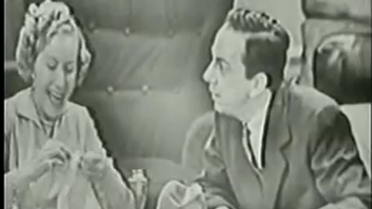 Burns & Allen Show 'Klee Bob' part 1 Golden Age Of television public domain