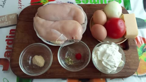Hähnchenfilet im Ofen. Einfaches Rezept