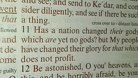 Prophetic break in Jeremiah 2, part 3️⃣ Seek ye the old path...