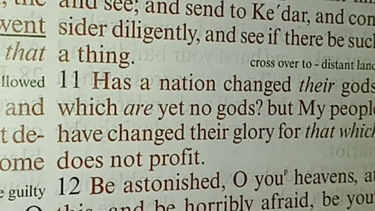 Prophetic break in Jeremiah 2, part 3️⃣ Seek ye the old path...