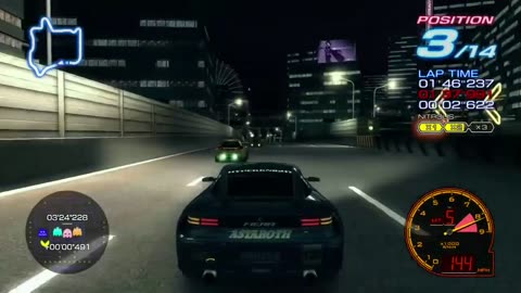 Ridge Racer 6 Expert Route #3 Gameplay(Career Walkthrough)