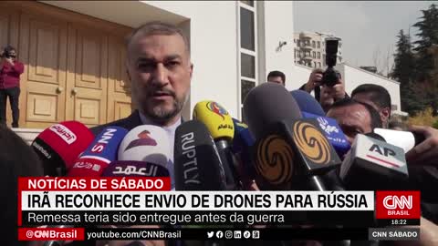 Irã reconhece ter enviado drones à Rússia