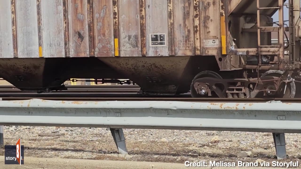 Freight Train Derails, Grinds Through Gravel Near Chicago