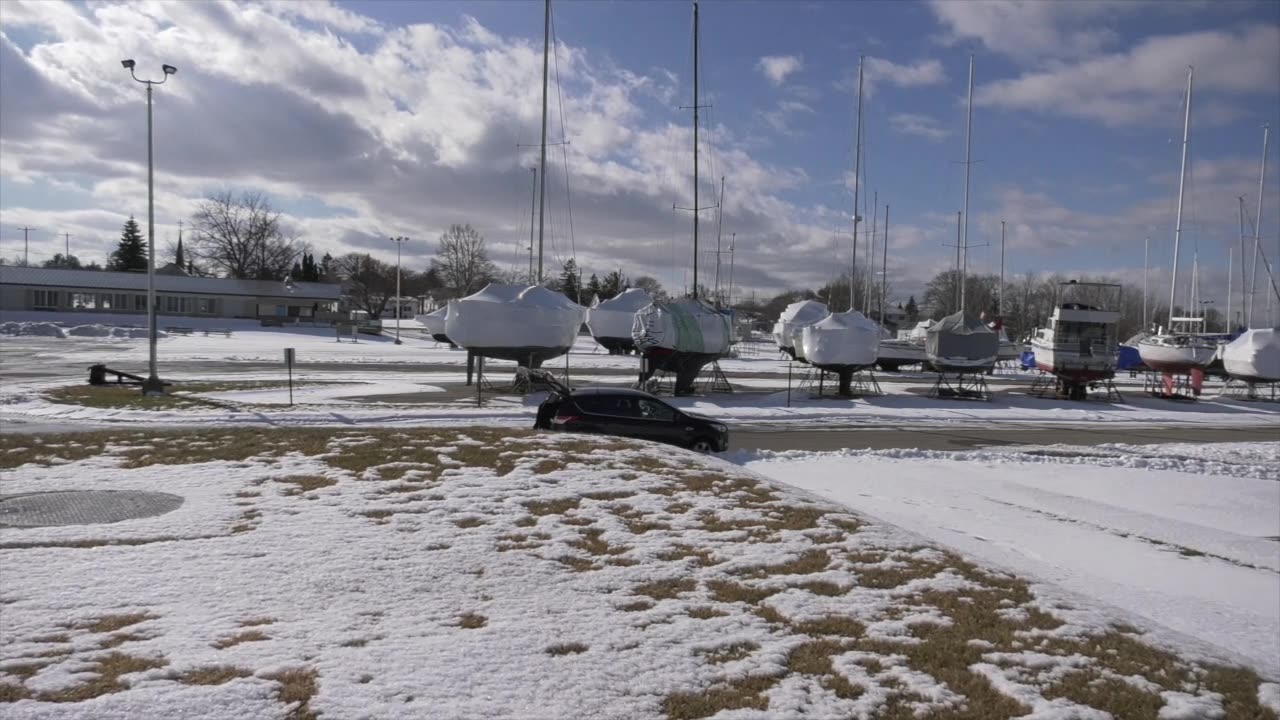 An unidentified object was shot down over Lake Huron on Sunday, February 12, 2023