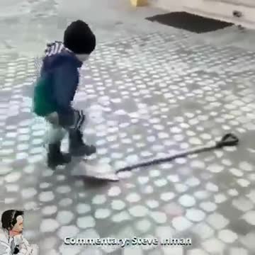 Boy vs Shovel Match