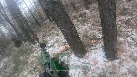 Ukraine War of a first-person video