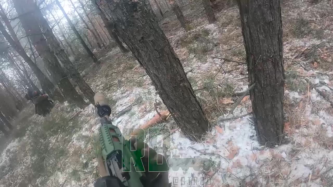Ukraine War of a first-person video