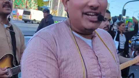 Harinam Sankirtan in Melbourne, Australia December 2024