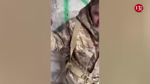 Russians hiding in a basement in Bakhmut surrender to Ukrainian fighters