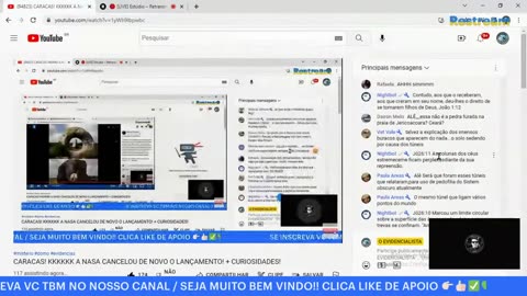 Canal Evidências - 1yWh9lbpwbc - CARACAS! A NASA CANCELOU DE NOVO O LANÇAMENTO