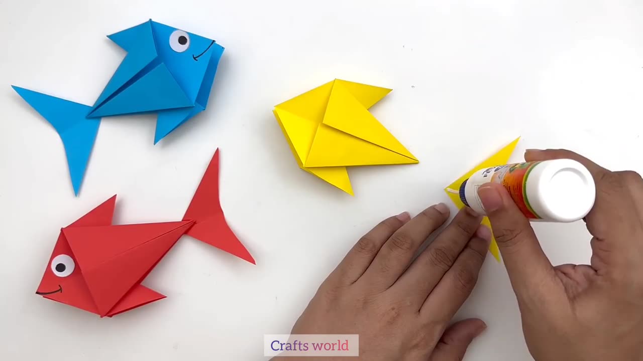 How to create paper fish /