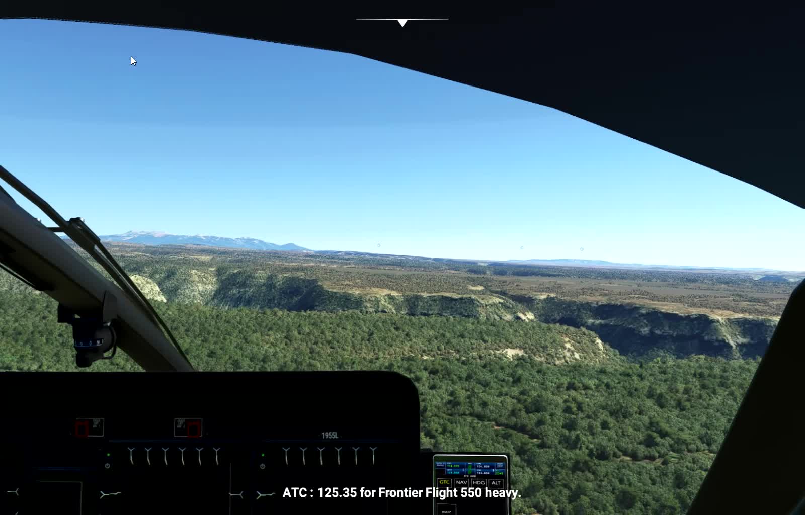 Microsoft Flight Simulator 2020 Screen Capture Mesa Verde Colorado