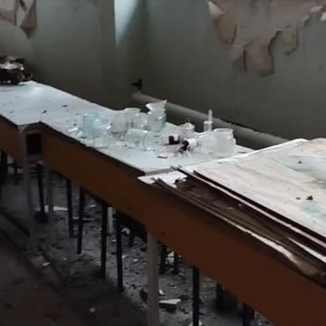 Today Ukrainian terrorists fired on the college of Melitopol State University