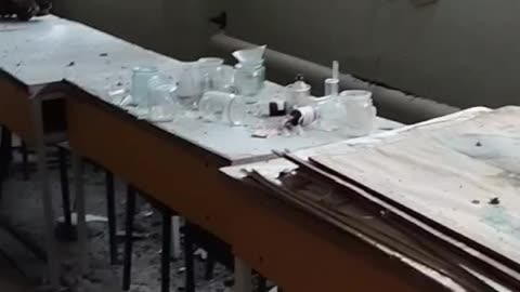 Today Ukrainian terrorists fired on the college of Melitopol State University