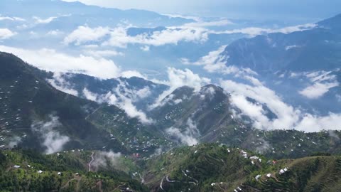 Beautiful View of Seri Dara, Muzaffarabad, Azad Kashmir