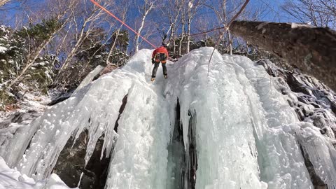 Ice Climbing Franconia Notch