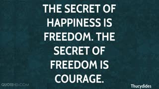 The Secret of Happiness...