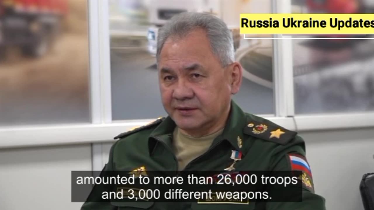 Shoigu gave out some figures for the past 48 hours of fighting in some areas.