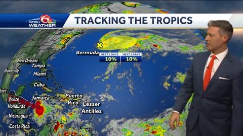 A check on Tropical Storm Lisa and the rest of