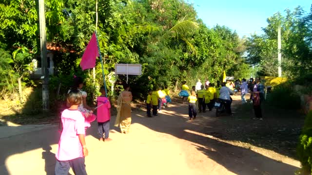 March thru village