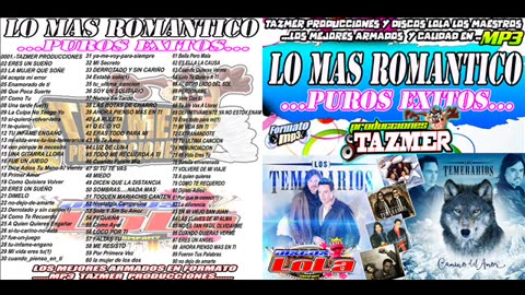 los temerarios intromix discos lola tazmer producciones