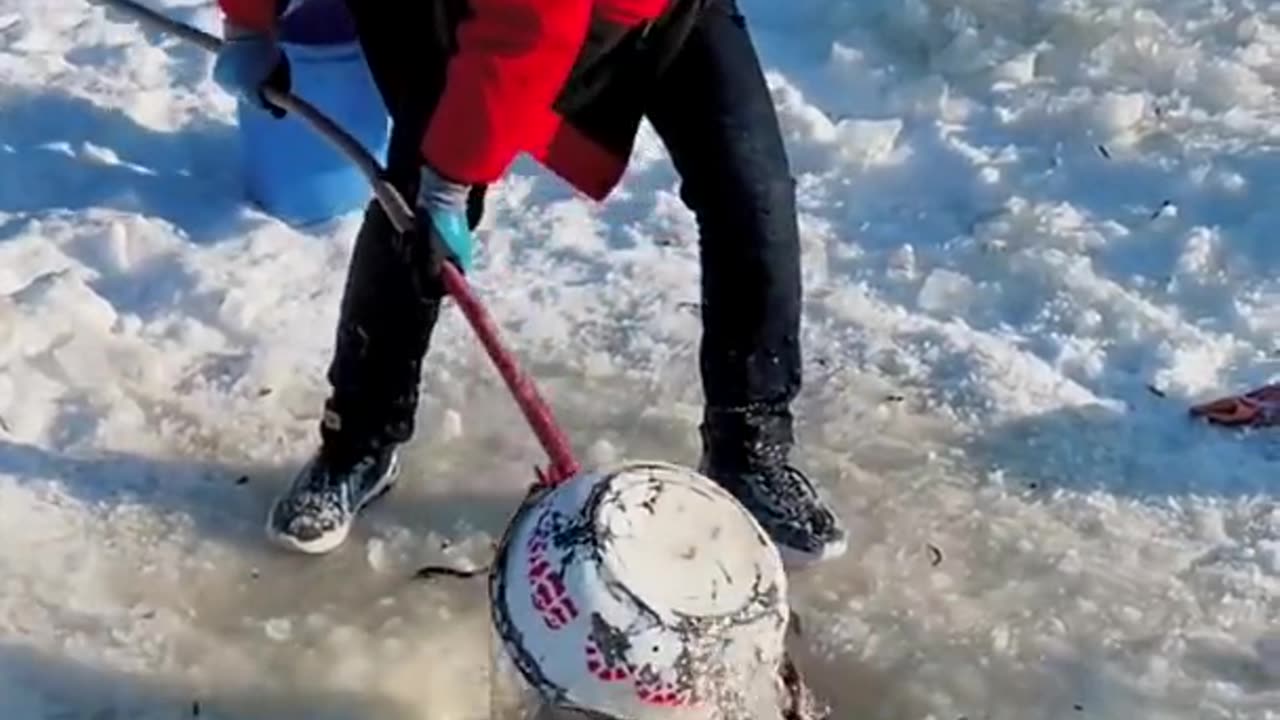 So Cool Ice Fishing Skill - Amazing Fishing Awesome videos🐟 Techniques Videos 🐟 #Shorts