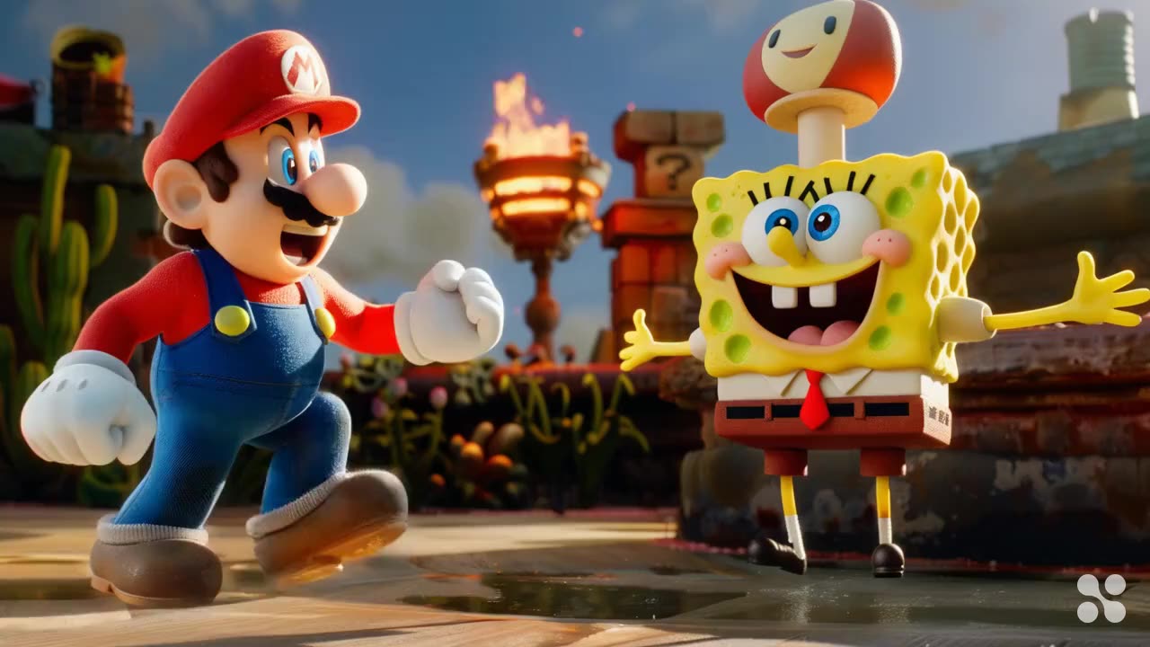 Cute Super Mario Gif