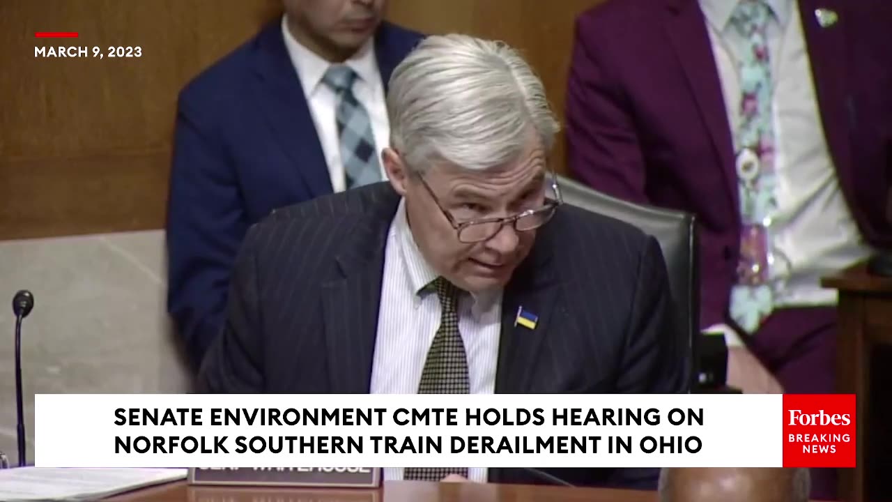 'Who Was The Fifth Big Spender_... It's Norfolk Southern'_ Sheldon Whitehouse Slams Rail Lobbying