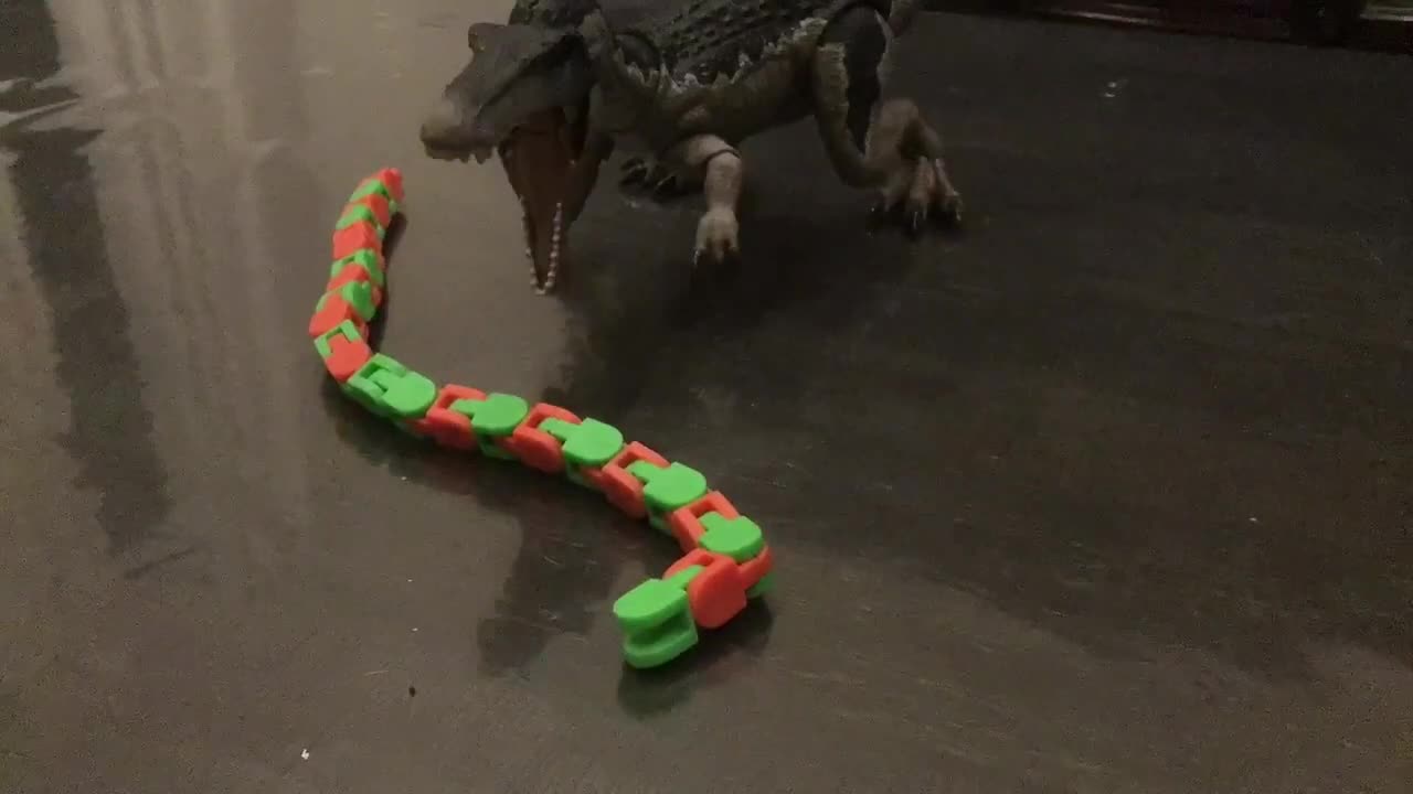 A stop motion battle