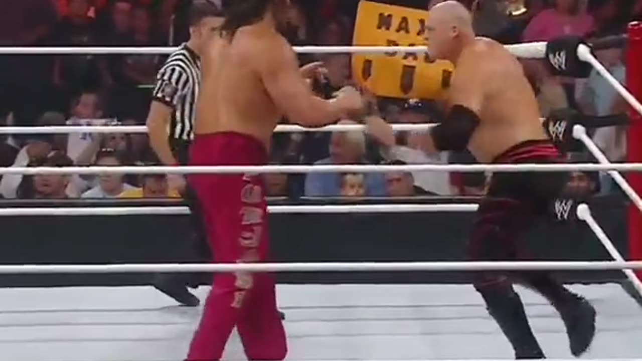 Summer slam 2009 || kane vs the great khali||
