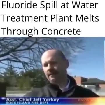 Fluoride Spill at Water Treatment Plant Melts Through Concrete Floor