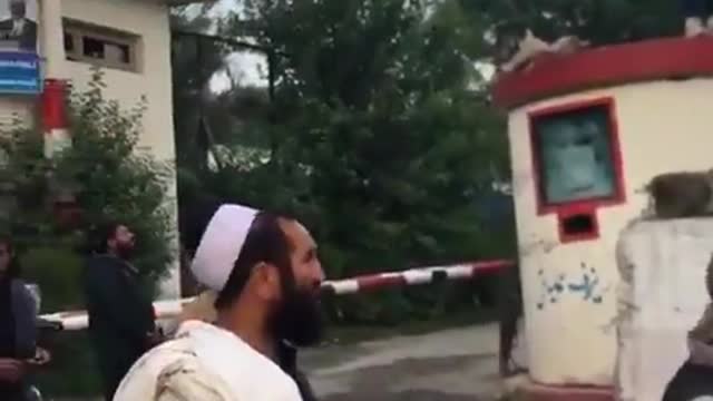 Taliban fighters inside Jalalabad