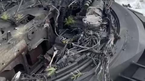 ️Destroyed equipment of the Armed Forces of Ukraine near Sumy