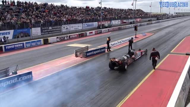 FireForce 5 Jet Car at Santa Pod Raceway - 14 Mile 5.07 @ 298mph