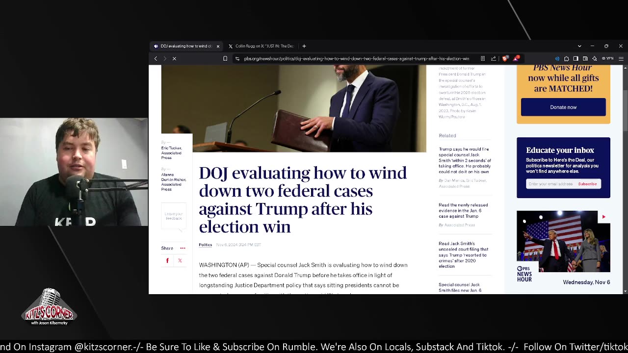 BREAKING: DOJ winds down Trump Cases Proving It's Empty Political Intent