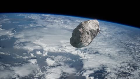 Nasa released a video of a space craft colliding with an asteroid.