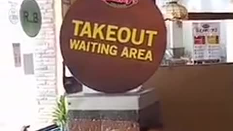 Waiting on pizza at Shakey’s in the Philippines