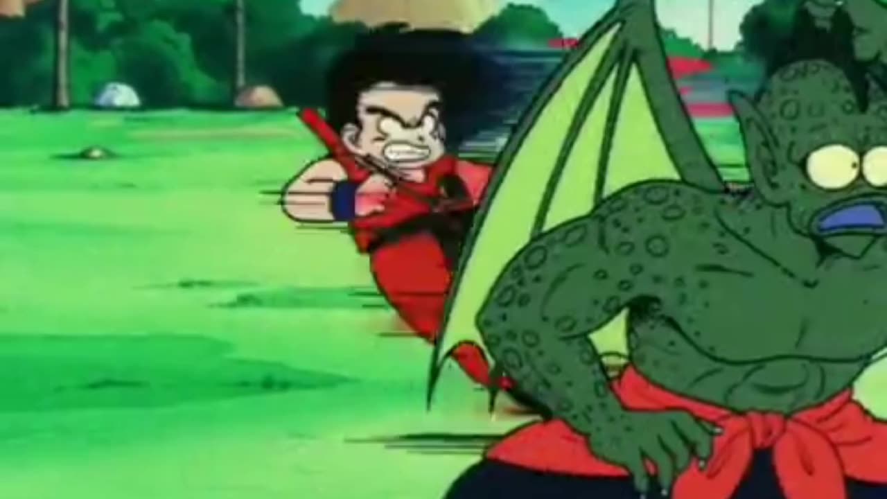 Goku fight with piccolo's demon